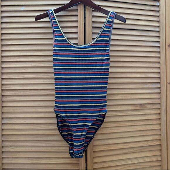Urban Outfitters Tops - Urban outfitters Striped Bodysuit Medium